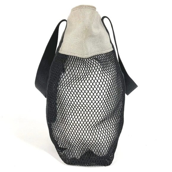 CHANEL Sports CC CC Mark logo mesh Tote Bag with Pouch, Vertical Shoulder Bag - Picture 8 of 16